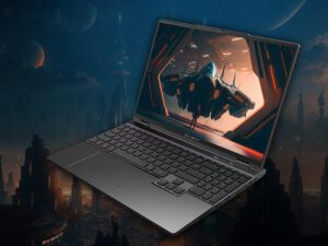 Gaming laptop - side view